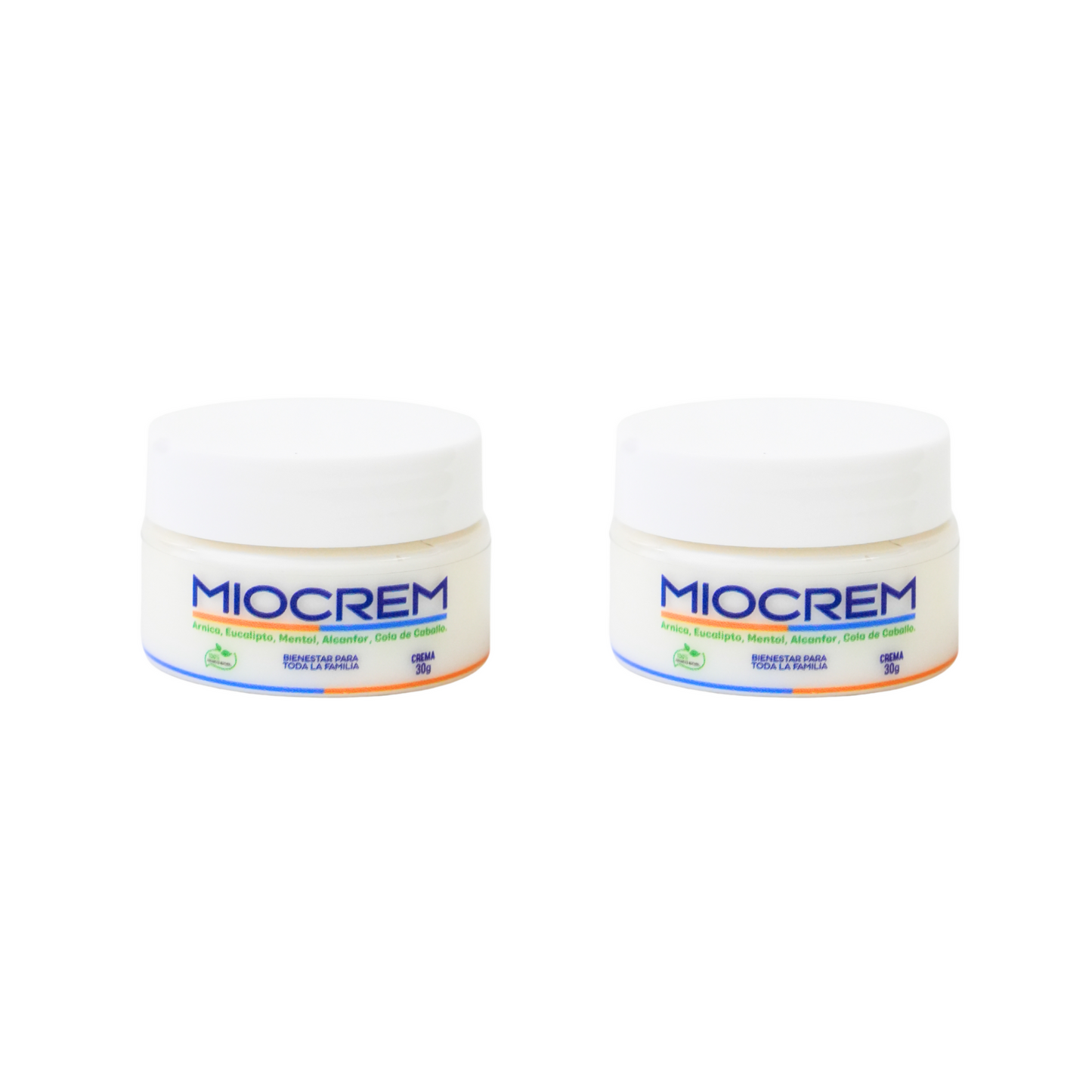 4. Miocrem Combo Práctico Diario (2x30g) – Doble Alivio Natural para Dolor Muscular y Articular