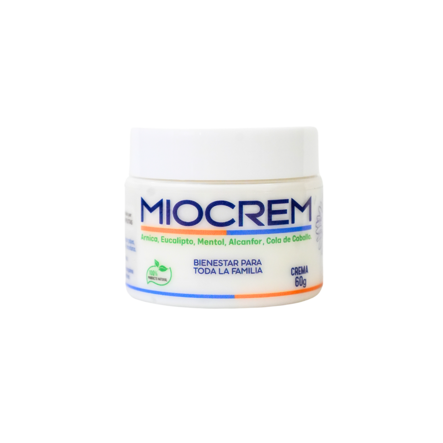 2. Miocrem 60g – Crema Natural para Dolor Muscular y Articular | Alivio Diario Seguro y Efectivo