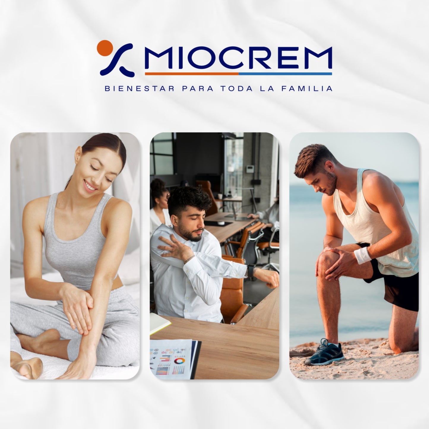 Miocrem Diario 60 g  Cuidado natural para músculos y articulaciones