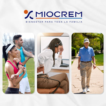 Pack x2 Miocrem Rojo -  Alivio del dolor muscular y la rigidez articular con calor terapéutico