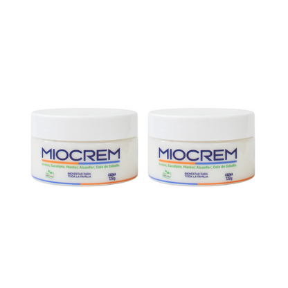 6. Miocrem Combo Uso Continuo (2x120g) – Cuidado Natural para Alivio Prolongado