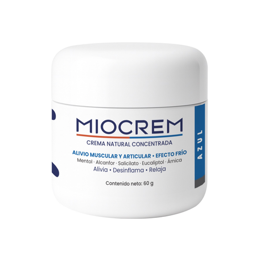 Miocrem Azul 60 g | Crema efecto frío para bienestar muscular y articular