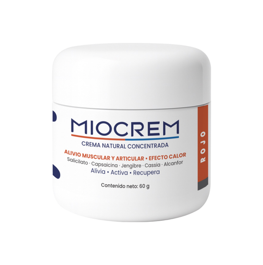 Miocrem Rojo 60 g | Crema con efecto calor para el bienestar muscular y articular