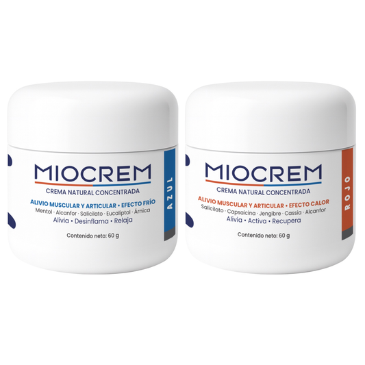Pack Miocrem Azul + Rojo 60 g – Frío y calor terapéutico