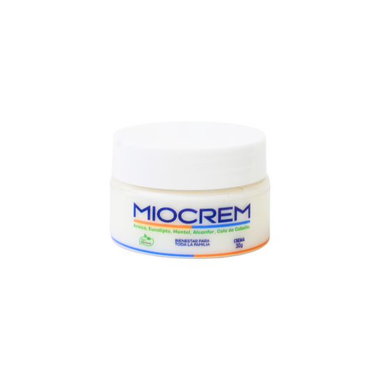 1. Miocrem 30g – Crema Natural para Dolor Muscular y Articular, Golpes y Hematomas