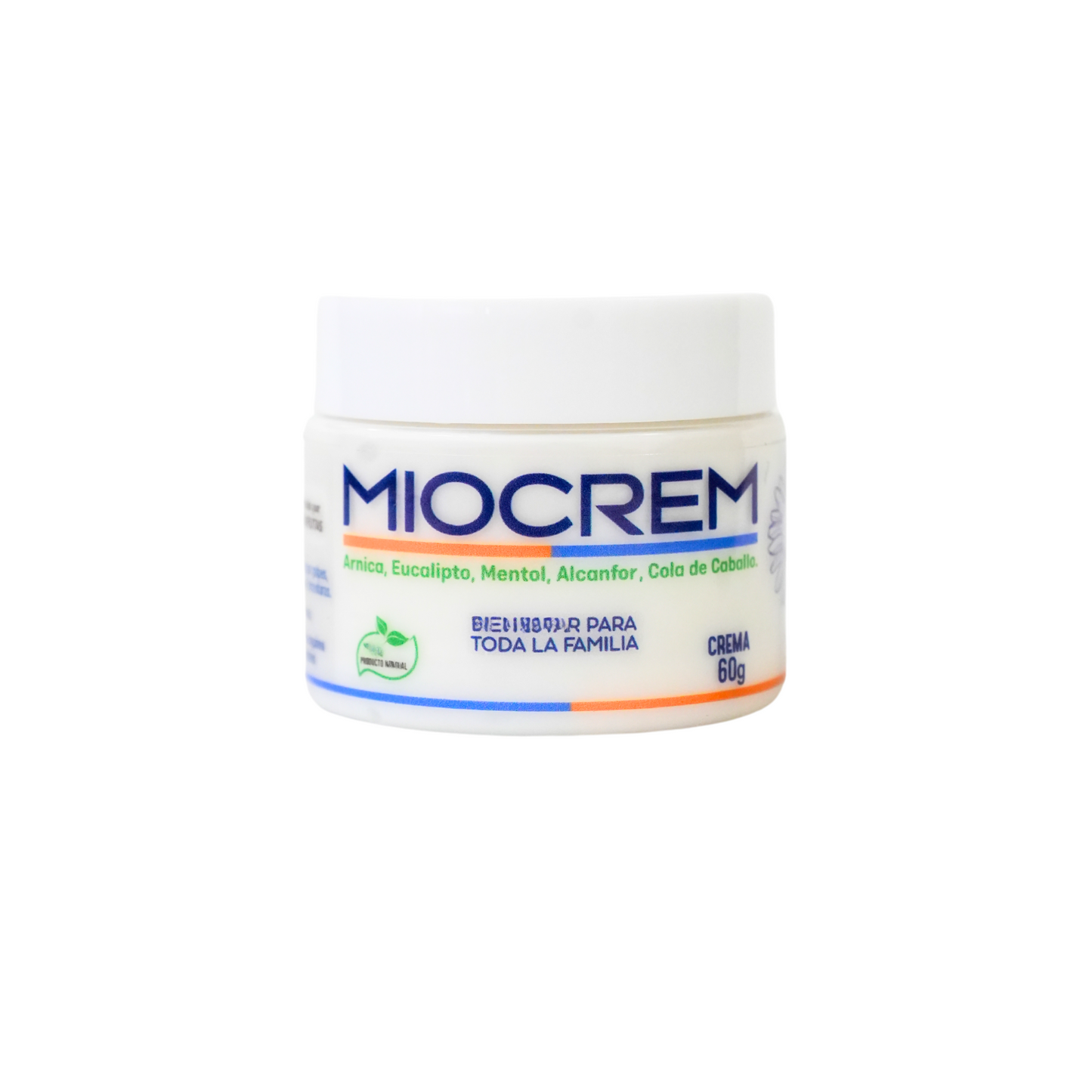 2. Miocrem 60 g – Crema Natural Analgésica y Antiinflamatoria para Alivio Muscular
