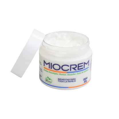 2. Miocrem 60 g – Crema Natural Analgésica y Antiinflamatoria para Alivio Muscular